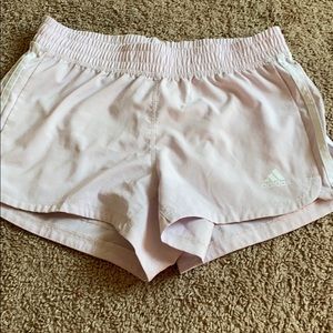 Lavender adidas athletic shorts